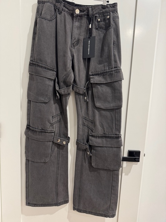 Maniere De Voir Denim - Maniere De Voir Cargo Jeans